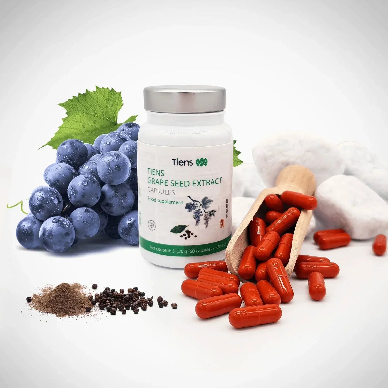 Vorteile von Tiens Traubenkernextrakt