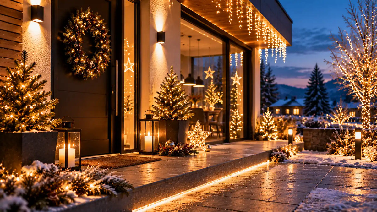 Weihnachtsbeleuchtung für Wohnung und Haus: LED-Lichterketten richtig auswählen