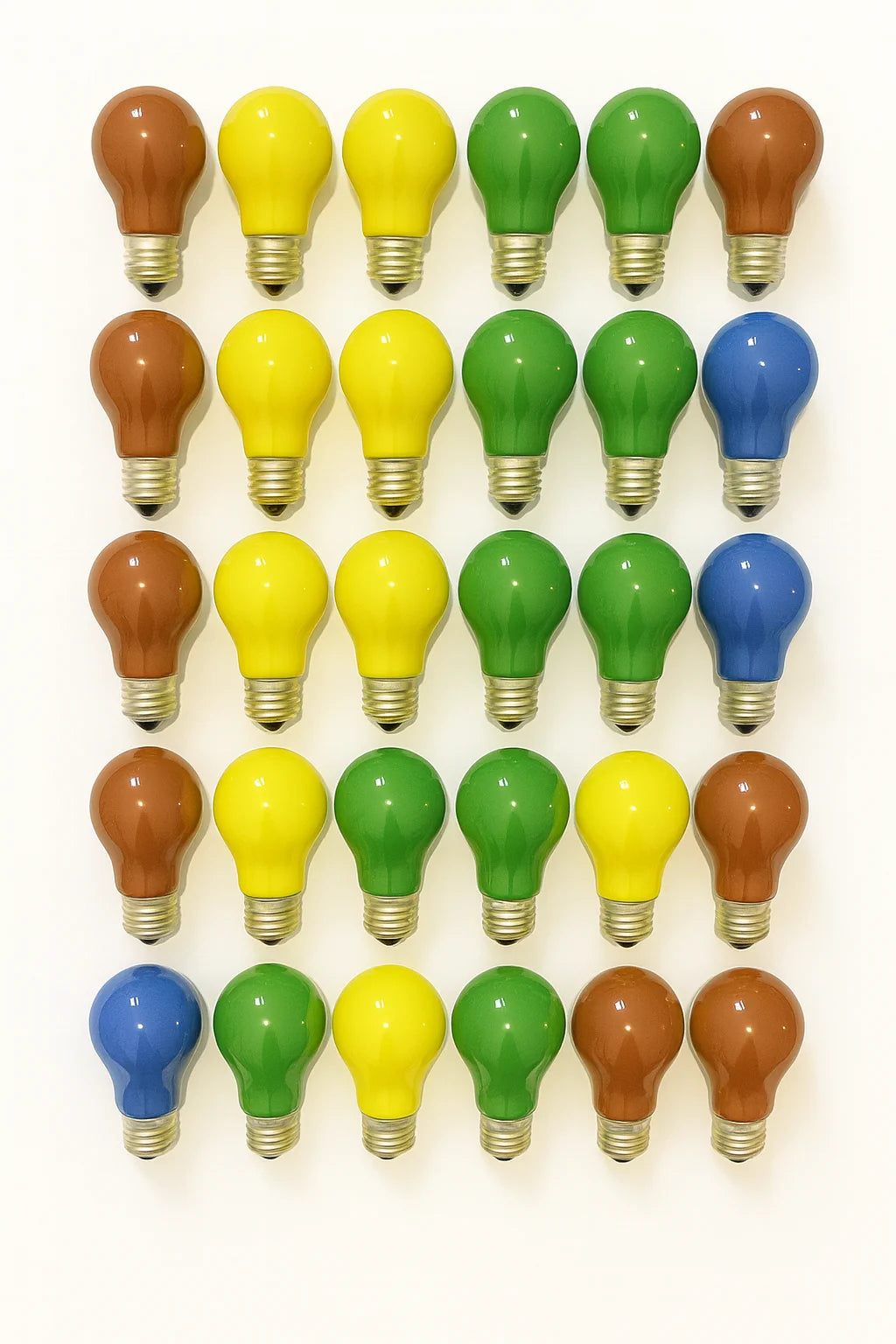 10er Set Bunte Glühbirnen 25W E27 – Farbige Dimmbar Lampen für Party & Deko