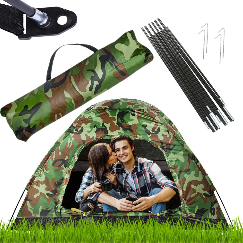 moskitonetz zelt outdoor 2 Personen Zelt 190x140x110 Kuppelzelt wasserdicht Moskitonetz Camping