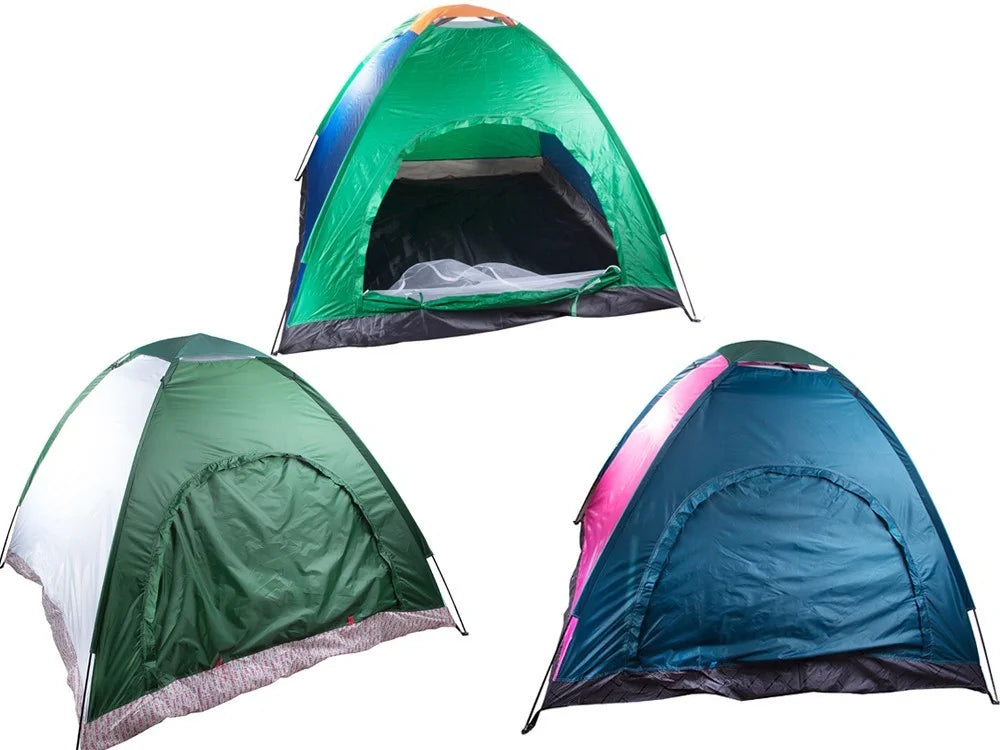 2 Personen Zelt Campingzelt mit Moskitonetz Wasserdicht Tragetasche Outdoor