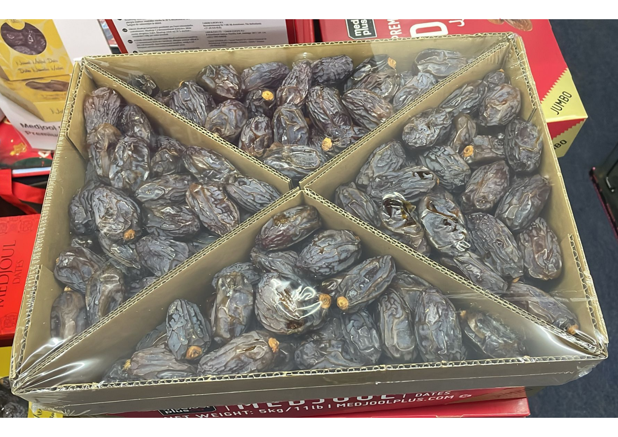 Medjoul Datteln (XLarge) 5kg, Medjool Dates, Hurma, Trocken und Lecker