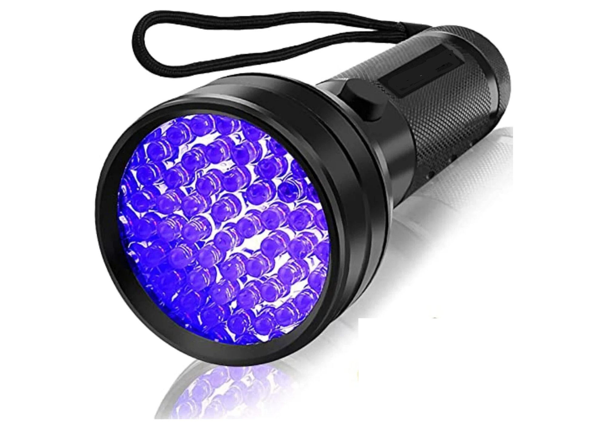 UV Taschenlampe 395nm mit 51 LEDs – Schwarzlicht Lampe zur Fleckenerkennung, Geldprüfung & Outdoor Nutzung