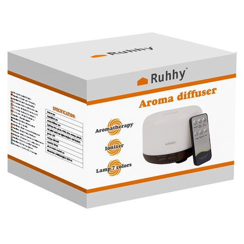 4in1 Luftbefeuchter mit Ionisator, Aroma Diffusor & LED Lampe – 300 ml