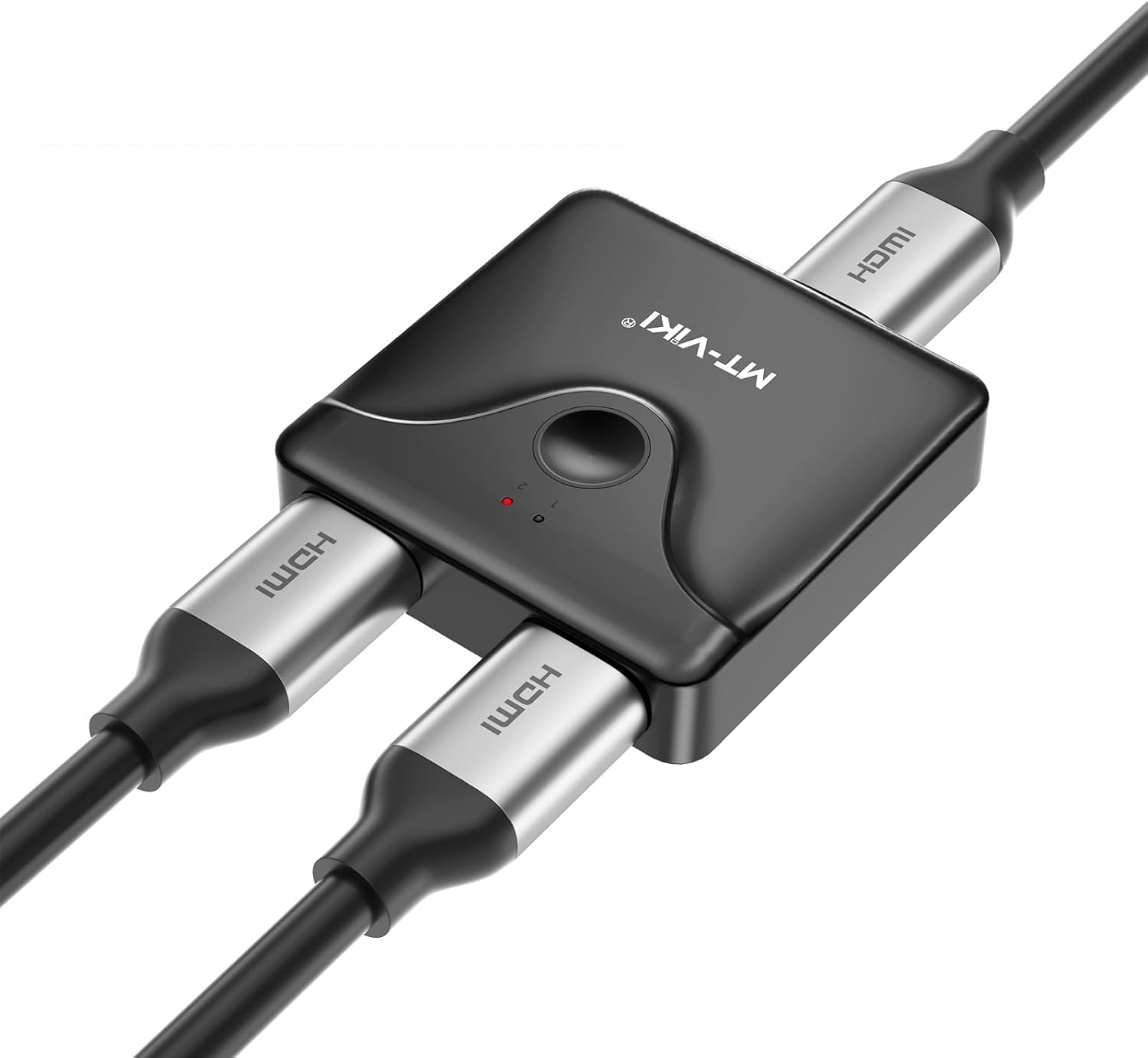 HDMI Switch HDMI Splitter, Aluminum Bidirectional HDMI Switch 2 in 1 Out