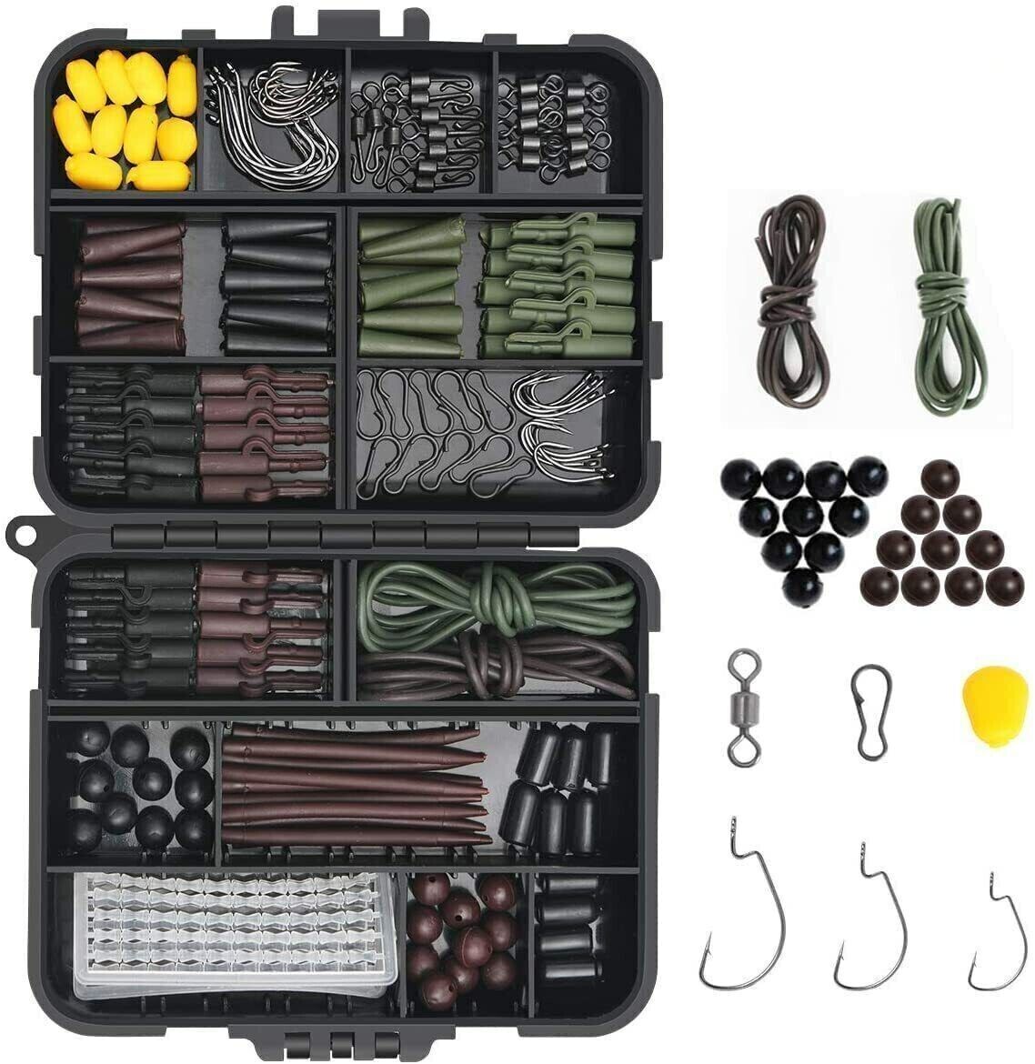 Angelhaken Kit Angelzubehör Set inkl. Jig Haken Bullet Bass We.Forelle Raubfisch V2