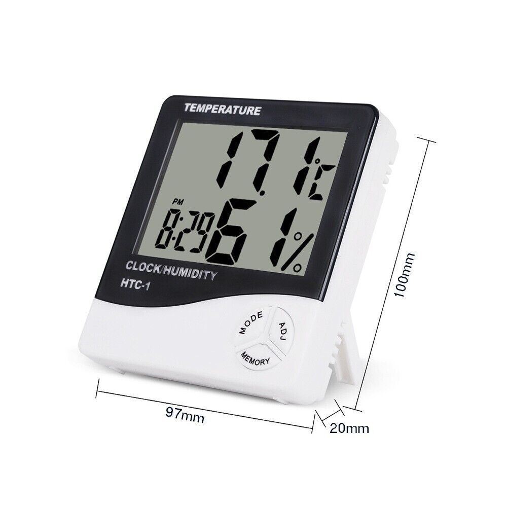 Digitales Thermometer Innen interner Datums Mini LCD Elektronisches 5907451301227