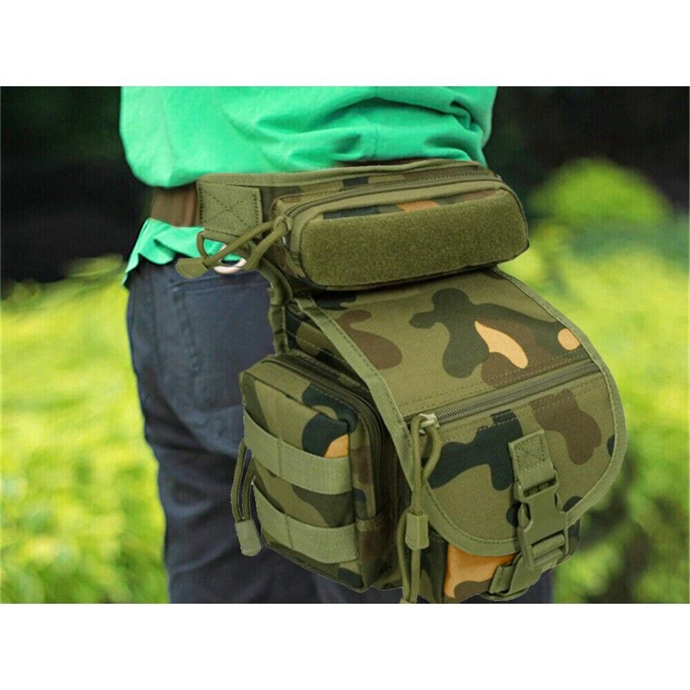 Taktische Militär-Beintasche Molle Hüfttasche Outdoor wasserdicht Jagd & Camping