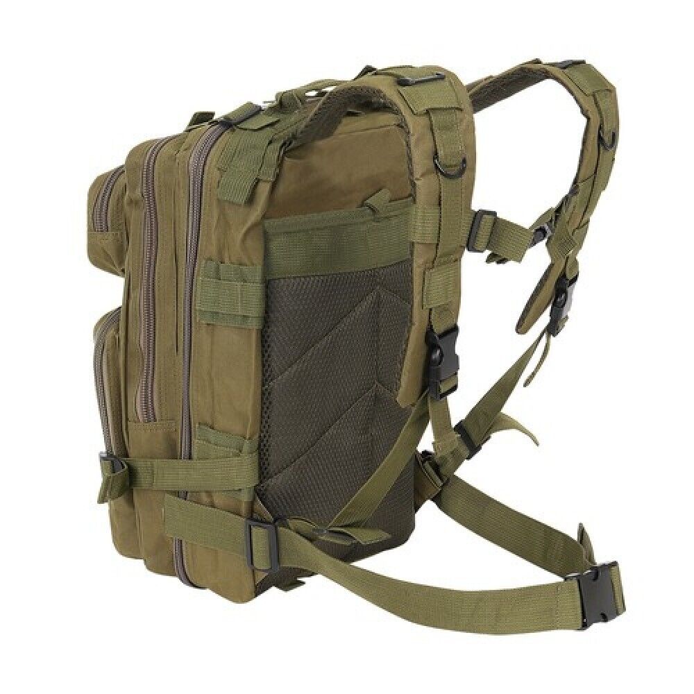 MilitĂ€rrucksack 26L Camouflage â Tactical MOLLE Outdoor Rucksack in Oliv GrĂŒn fĂŒr Wandern, Camping & Alltag