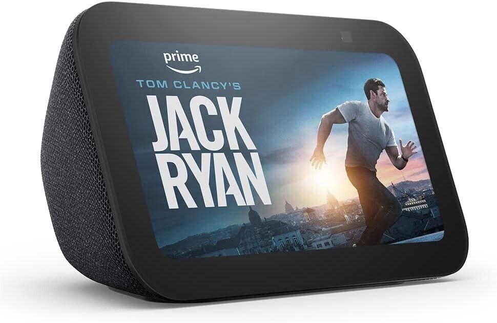 Amazon Echo Show 5 3. Generation 2023 Alexa Smart Display Lautsprecher Anthrazit