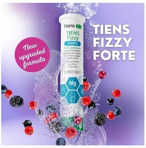 TIENS Fizzy Forte mit Magnesium Mangan Mais-Extrakt Vitaminen C,B1 B2 B6 & B12