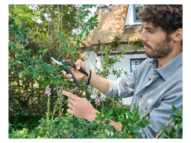 Parkside ByPass Schere Gartenschere Äste Sträucher Pflanzen Blumen bis max. 10mm