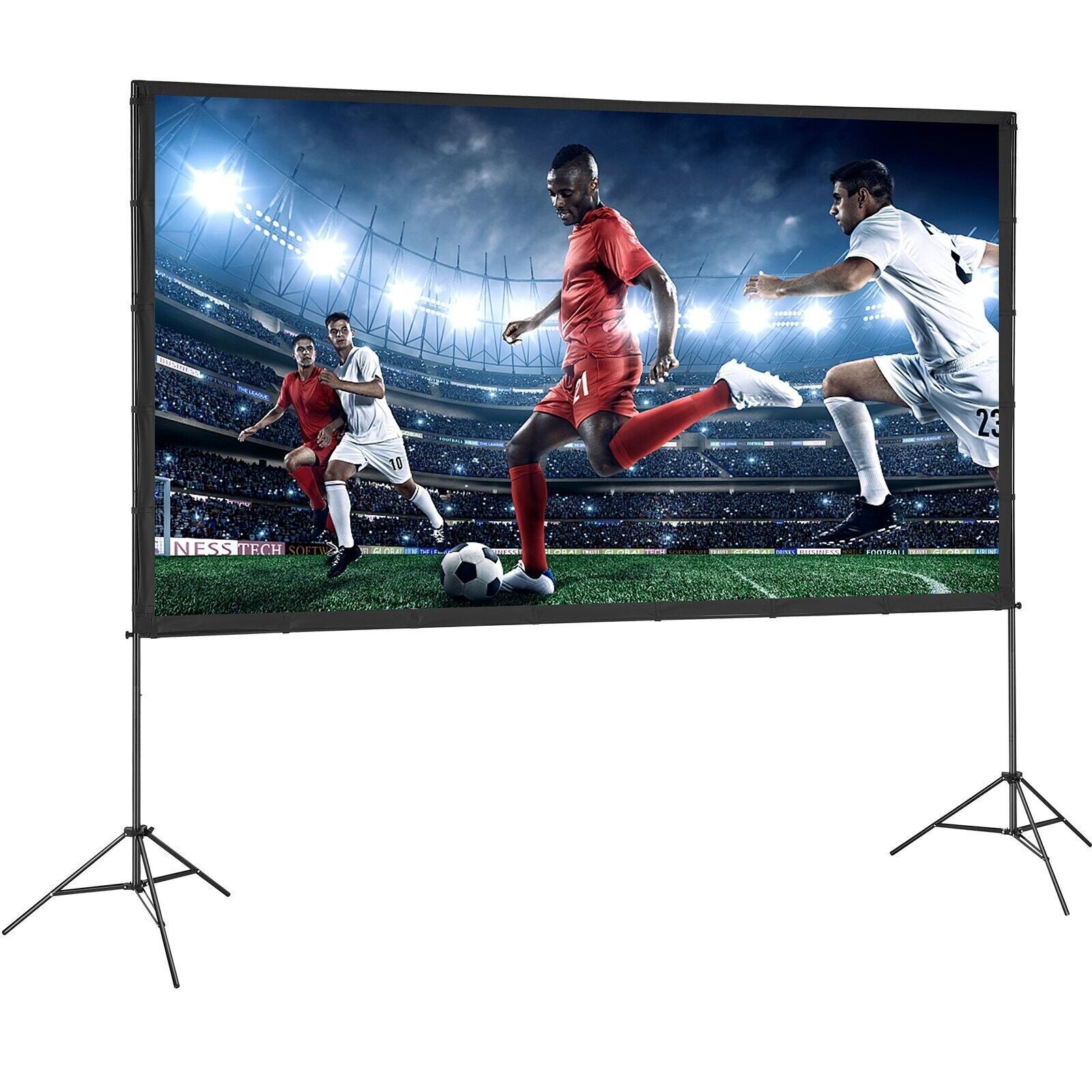 Projektor Leinwand 120 Zoll 16:9 HD – Faltbar & Tragbar für Heimkino und Outdoor