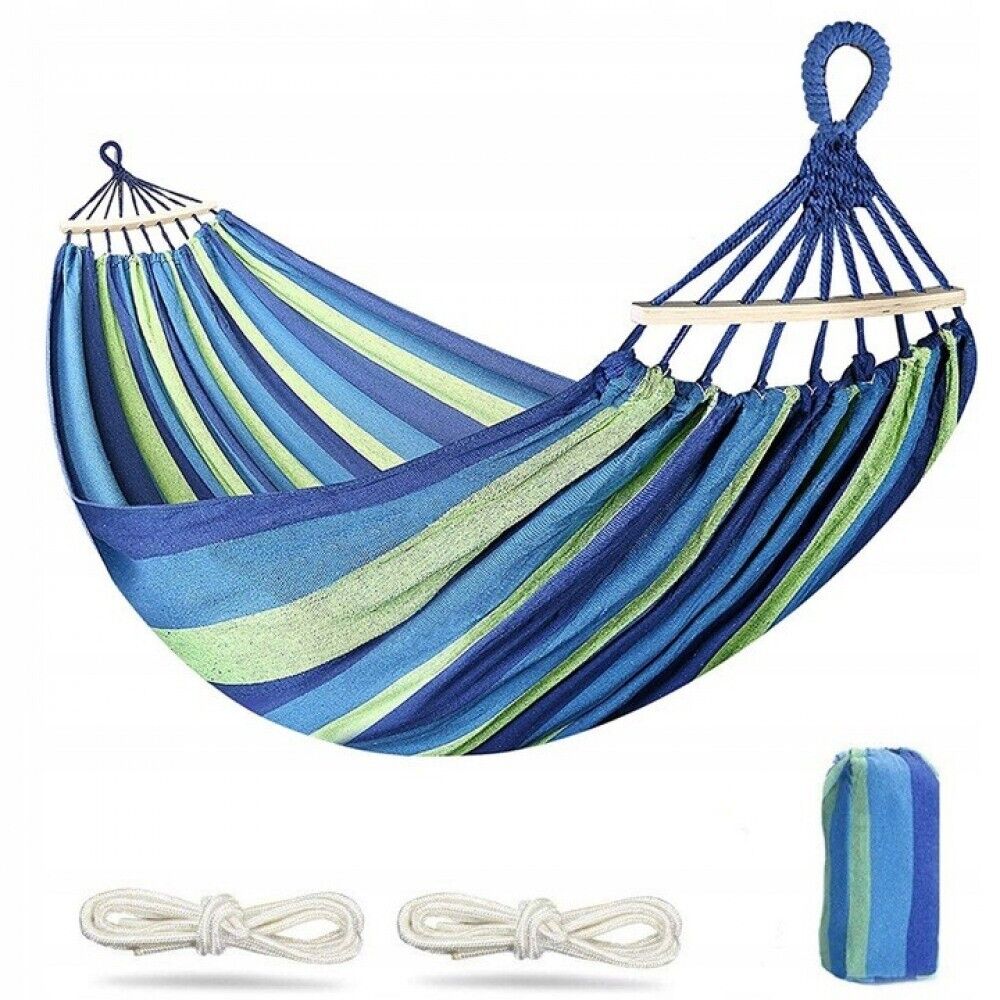 Hängematte Camping Freizeit 250X90 cm 2 Personen Hängematte XXL 150KG