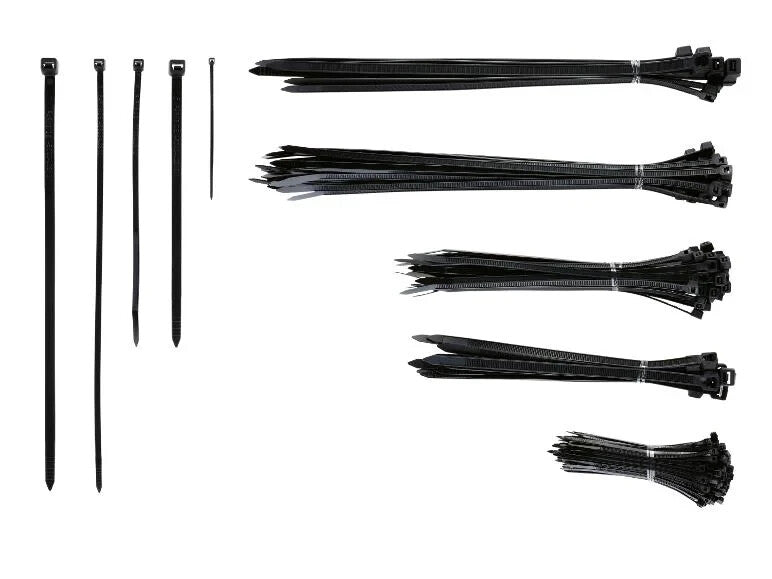 Kabelbinder Set 251-teilig – Nylon, Stark, Verschiedene Größen PARKSIDE