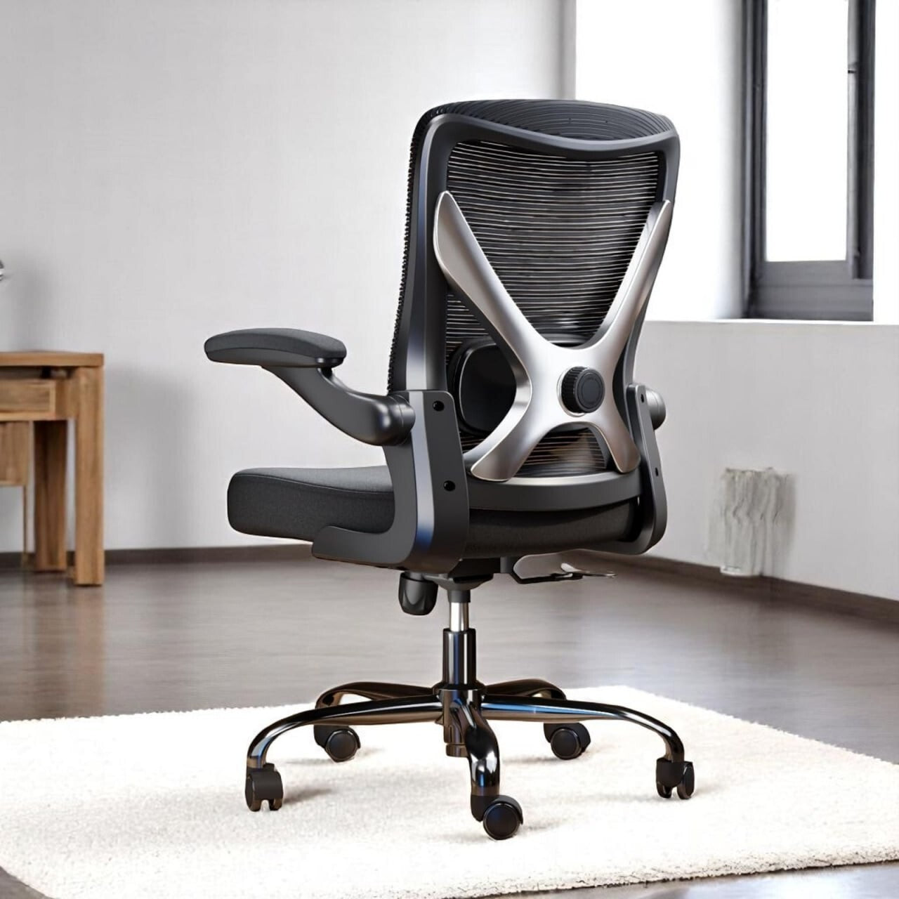 Ergonomischer Bürostuhl Netz X-Design Lendenstütze Schreibtischstuhl 150kg🪑🪑🪑