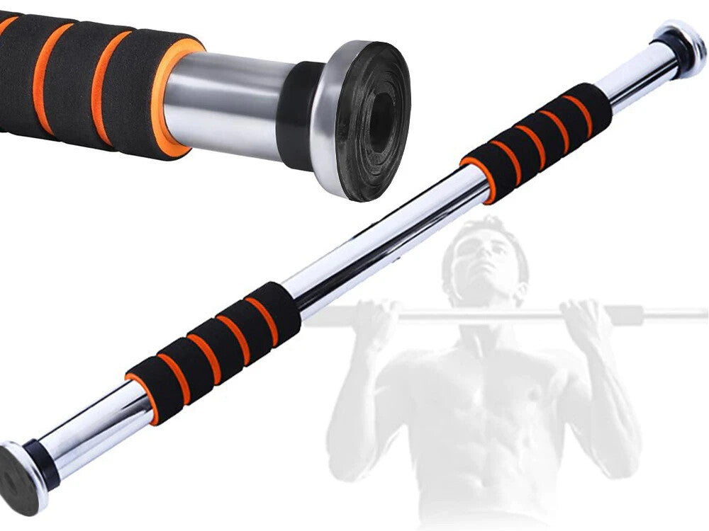 Verstellbare Klimmzugstange aus Stahl – 61,5 bis 102 cm | Rutschfest & Stabil