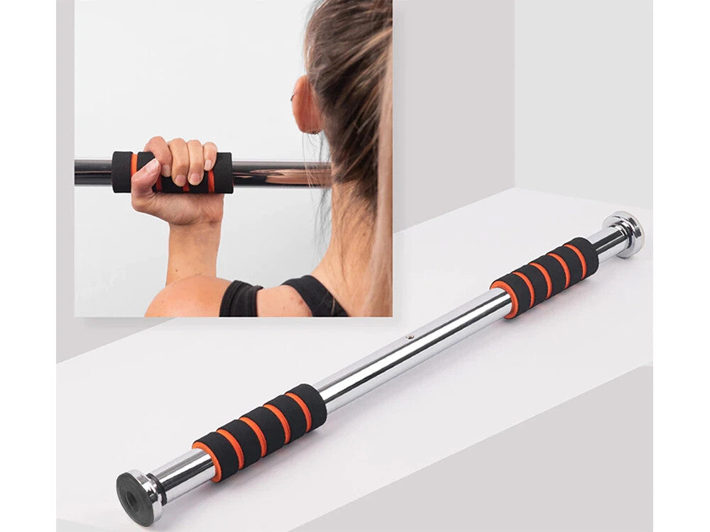 Verstellbare Klimmzugstange aus Stahl – 61,5 bis 102 cm | Rutschfest & Stabil