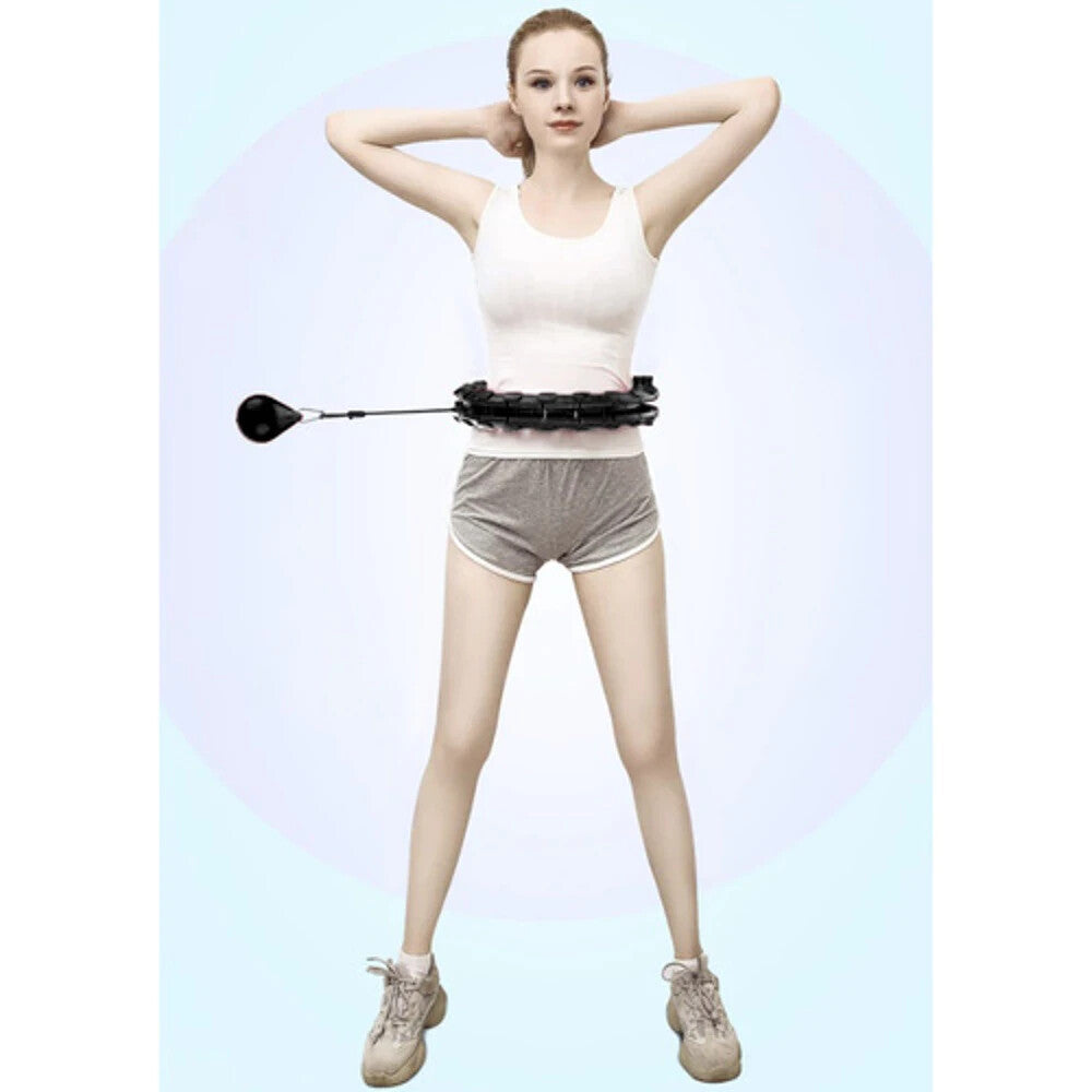 Hula-Hoop-Reifen mit Gewicht & Massage – Verstellbar, Fitness für Zuhause 💪💪💪