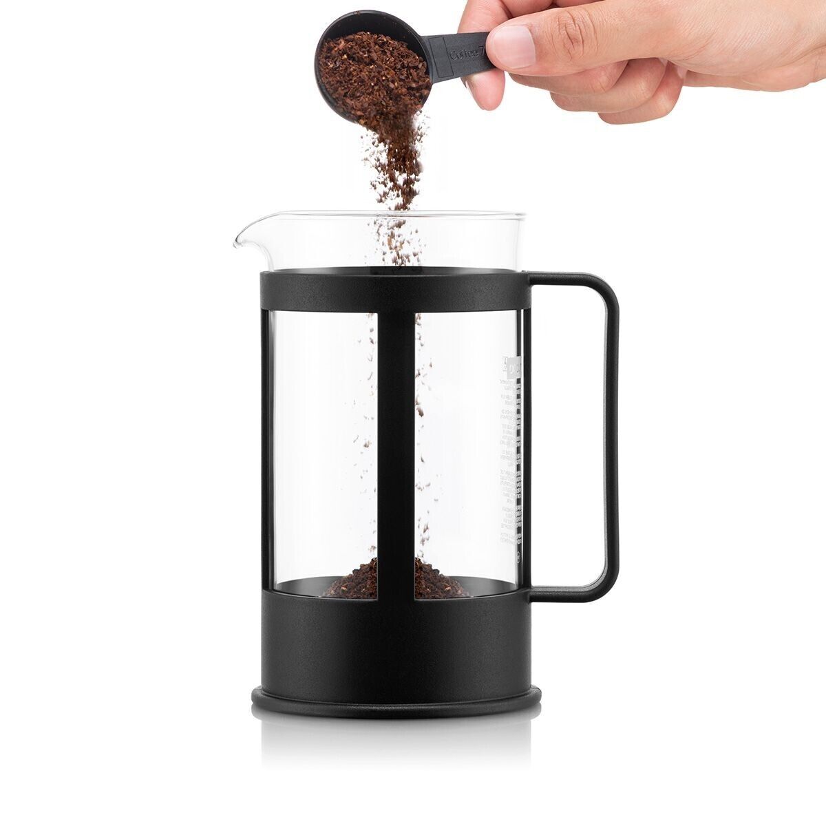 Bodum KENYA Kaffeebereiter French Press 8 Tassen 1,0L schwarz Spülmaschine