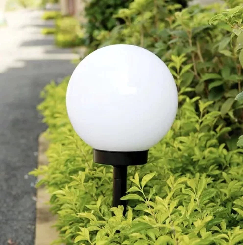 6x Solar Gartenleuchten LED Kugeln IP44 Wetterfest Dämmerungssensor Außen Deko