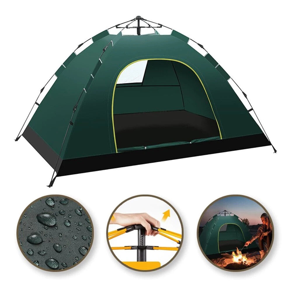 Wasserdichtes Campingzelt für 2–3 Personen – 200×140×115 cm – Tragbar & Stabil