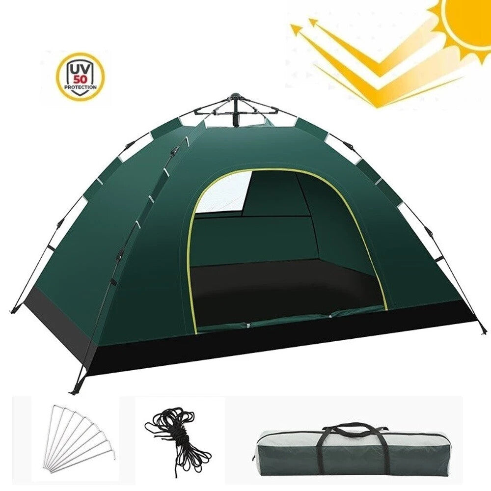 Wasserdichtes Campingzelt für 2–3 Personen – 200×140×115 cm – Tragbar & Stabil