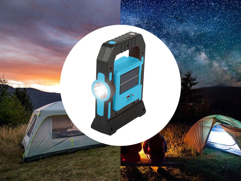 Campinglampe Solar Camping Lampe LED Taschenlampe Kurbel Notfall 🏕⛺