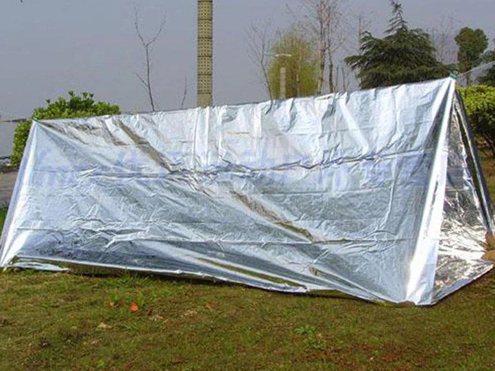 Notfalldecke Rettungsdecke 210x160cm Silber Thermodecke Erste Hilfe Folie