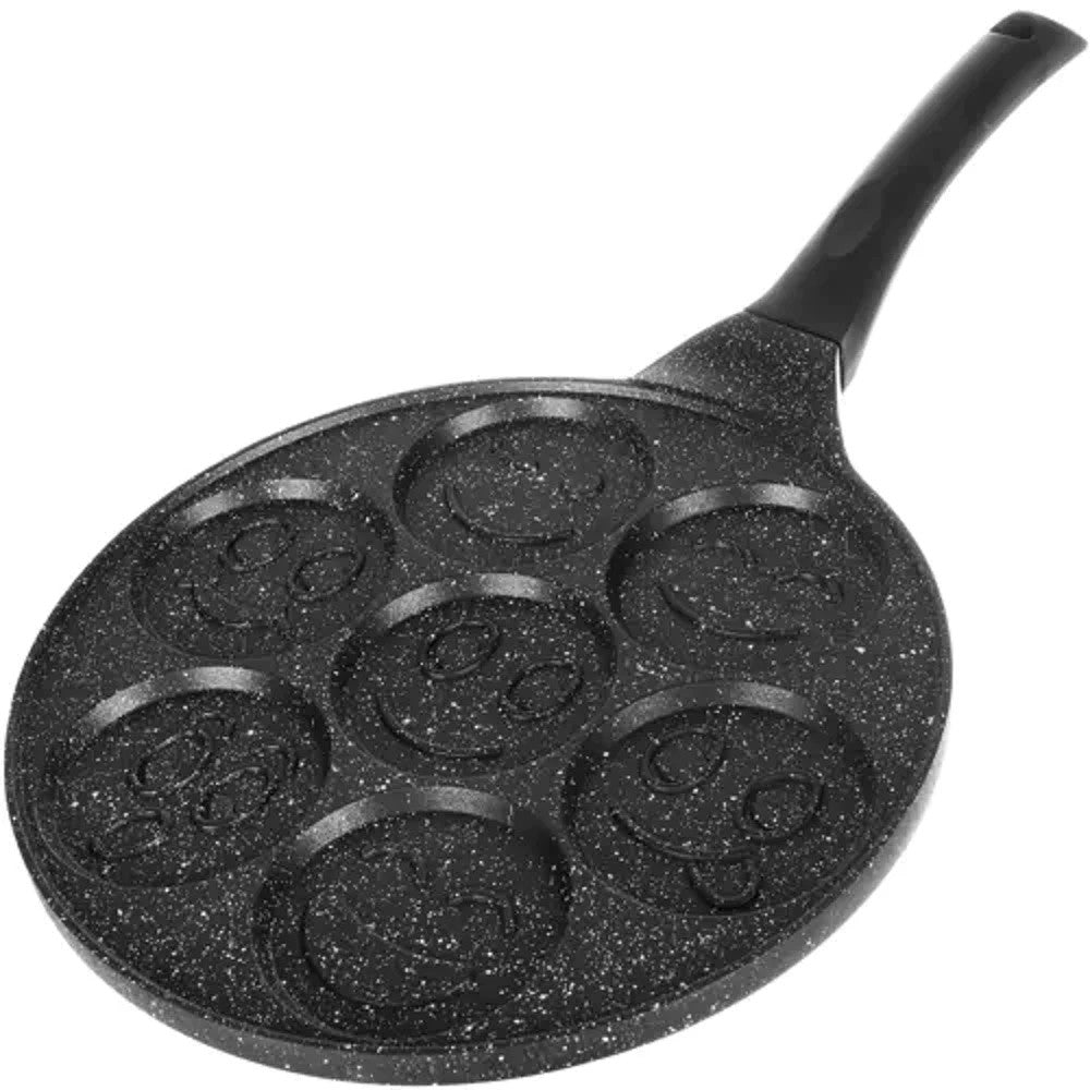 Emoji Spiegeleipfanne Ø26 cm – Pancake Maker für Kinder & Erwachsene – Antihaft 🍳👨👩👧👦