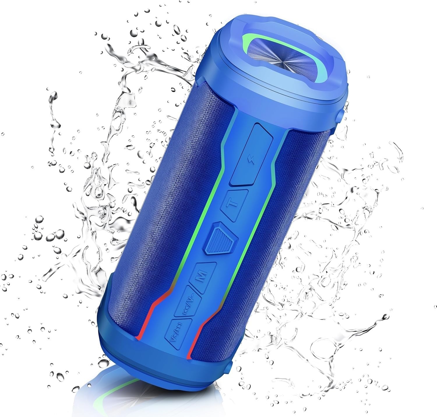 Bluetooth Lautsprecher 20W IP7 RGB Musikbox 360° Sound Outdoor BT5.3