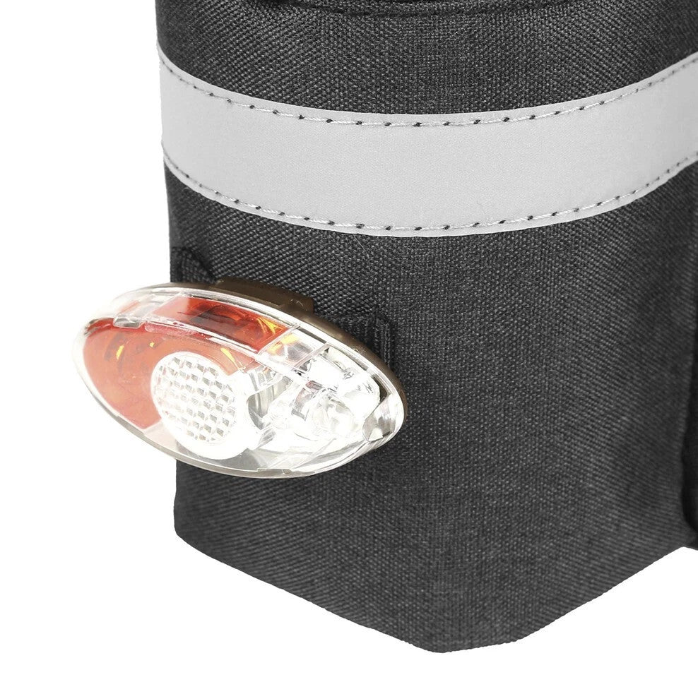 Fahrradtasche für Gepäckträger 9L – Isolierte Kühltasche mit Reflektoren & Schultergurt