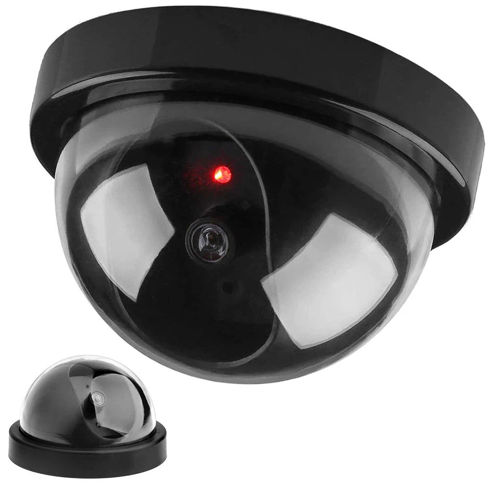 Realistische Dummy Dome Kamera mit blinkender LED für Innen & Außen