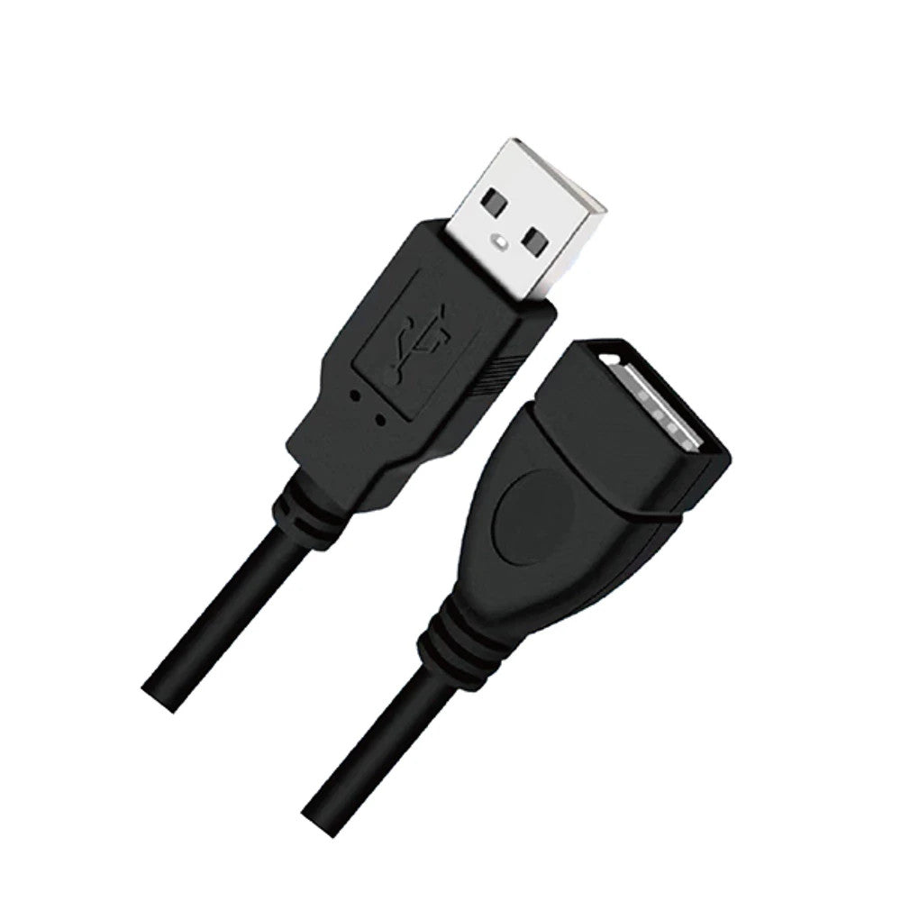 USB Verlängerungskabel 1m Datenkabel USB 2.0 AF-AM Kabel Adapter Schwarz