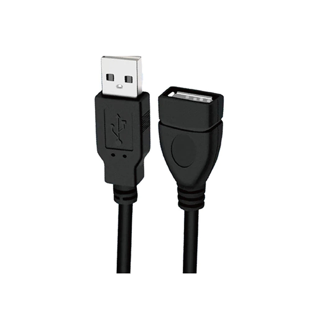 USB Verlängerungskabel 1m Datenkabel USB 2.0 AF-AM Kabel Adapter Schwarz