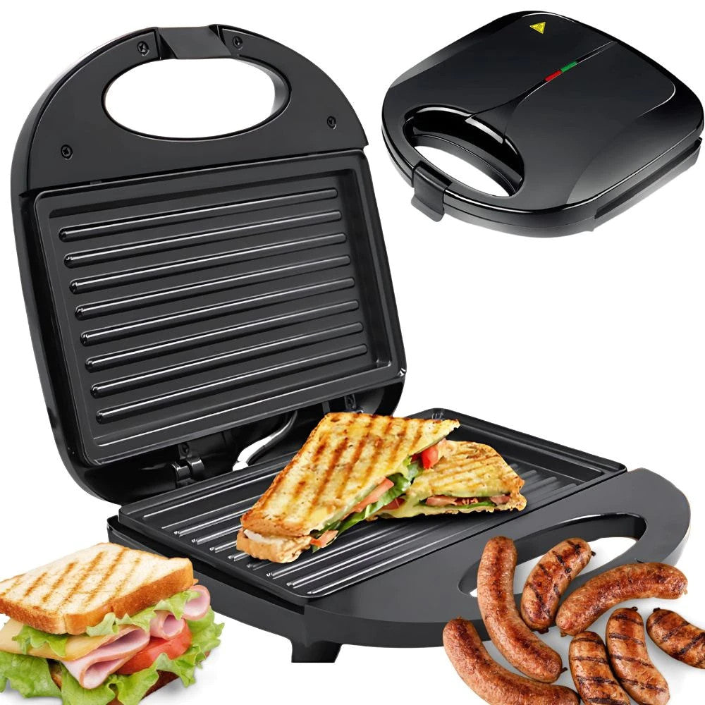 Elektrischer Kontaktgrill Doppelplatte Toaster Küchen-Grill Sandwich Steak Maker