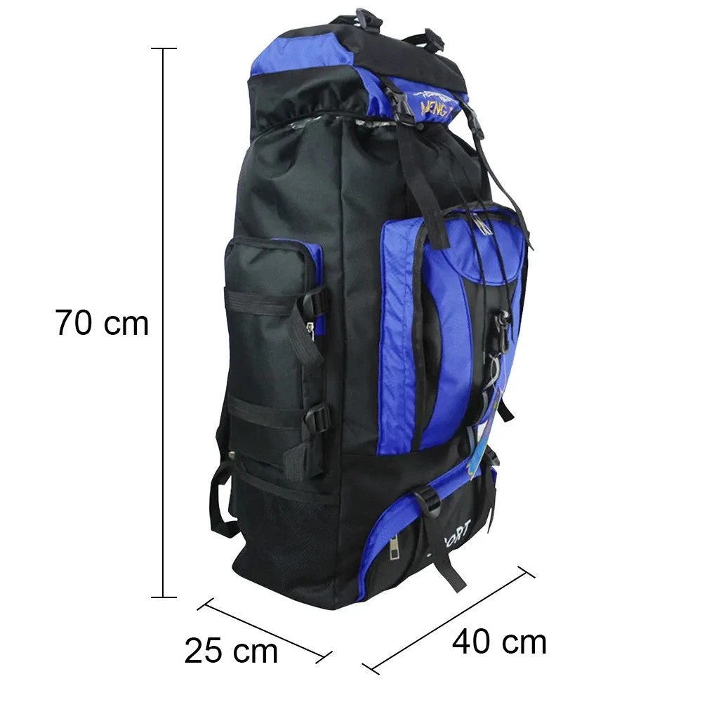 70L Wanderrucksack Camping Trekking Rucksack Wasserdicht Outdoor Travel Bag