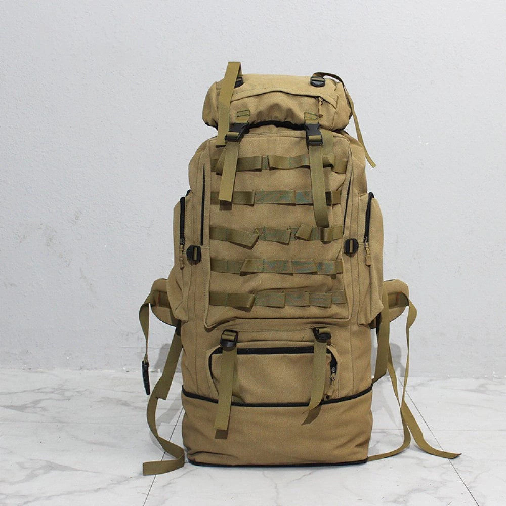 Taktischer Rucksack 100L Wasserdicht Outdoor Camping Wandern MOLLE