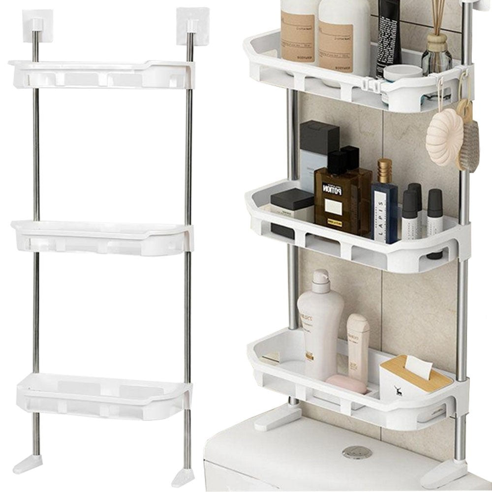 Badezimmerregal Toilettenregal Bad Regal WC Standregal Ablage Bad Regal 3 Ablage