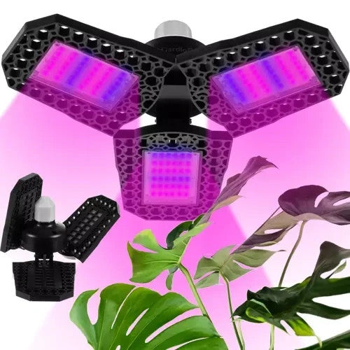 Pflanzenlampe LED Vollspektrum 3 Köpfe Wachstumslampe 108 LED-Dioden 20440
