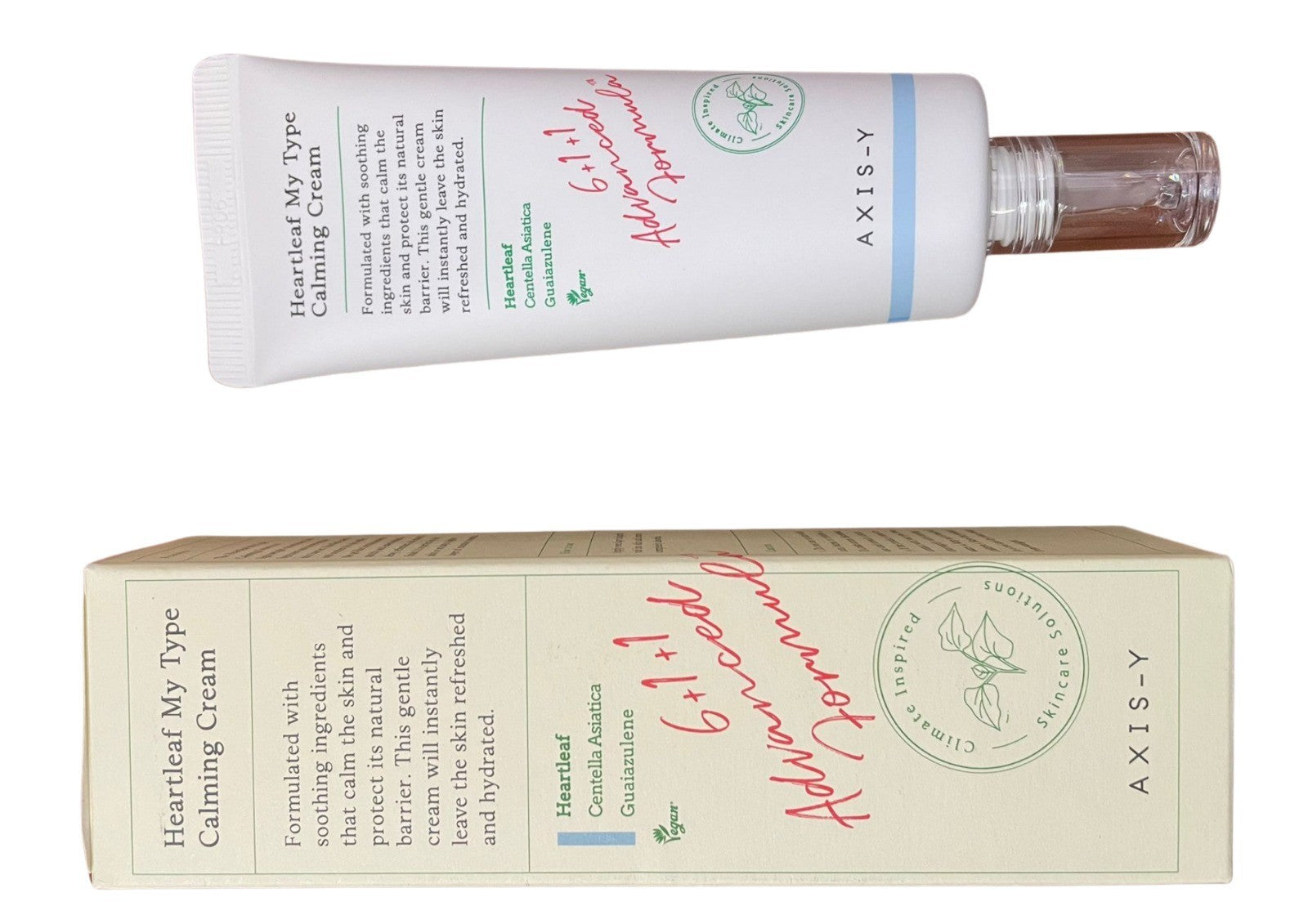 Axis-Y Heartleaf Calming Cream 60ml – Beruhigende Gesichtscreme K-Beauty
