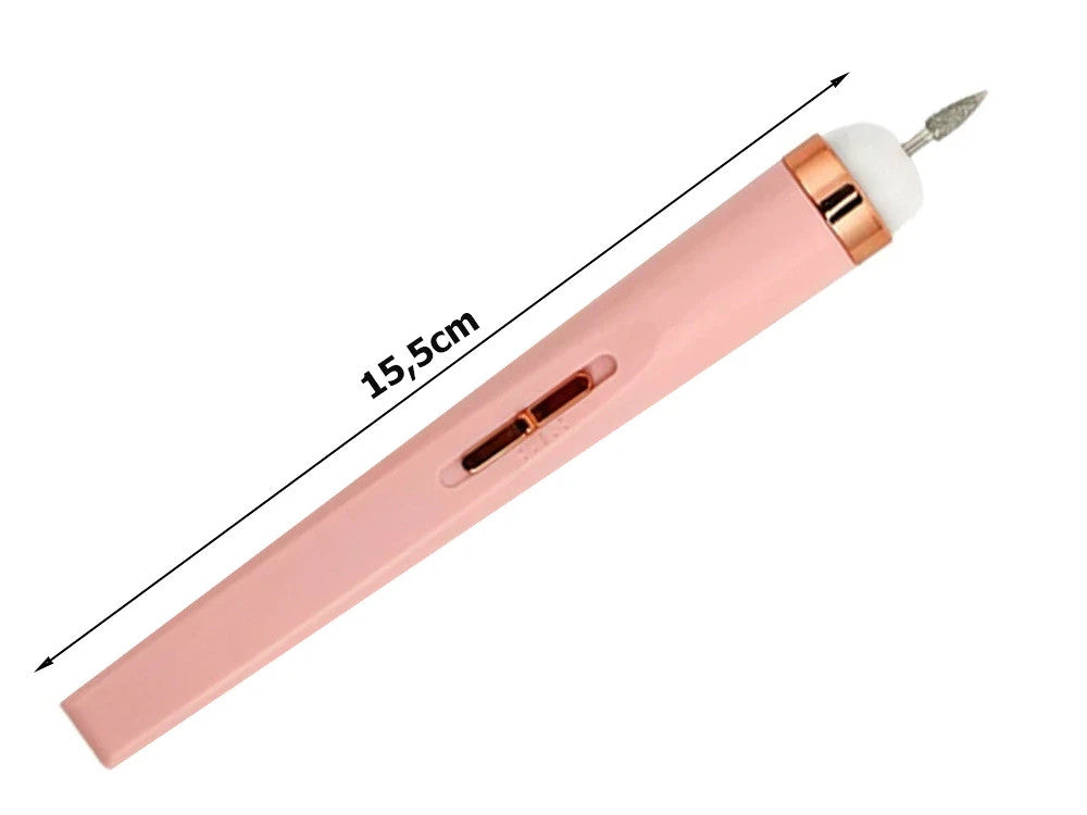Elektrischer Maniküre Pediküre Nagelfräser Set 💅 USB Wiederaufladbar 5 Aufsätze