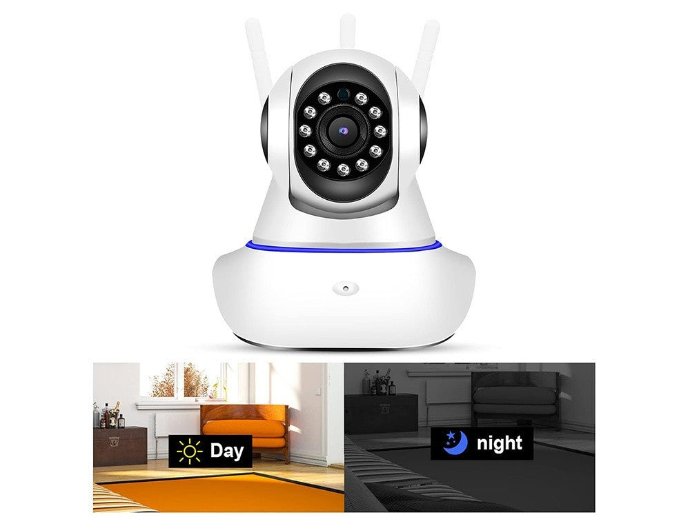 WLAN IP Kamera Innen 📷 Schwenkbar Audio Nachtsicht Bewegungssensor