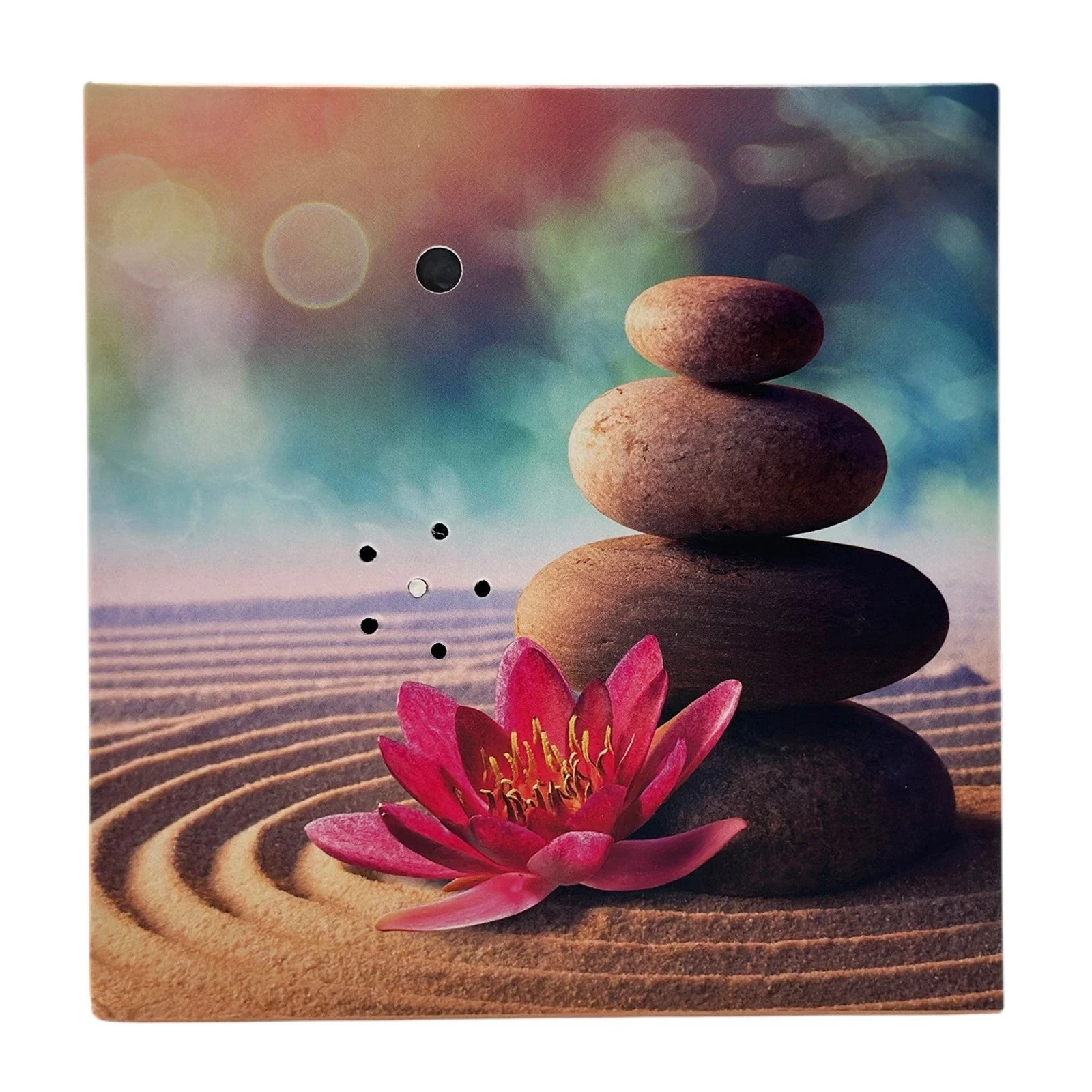 Soundbox „Meditation“ – Entspannende Klangbox mit Bewegungsmelder & Lautstärkeregelung, batteriebetrieben