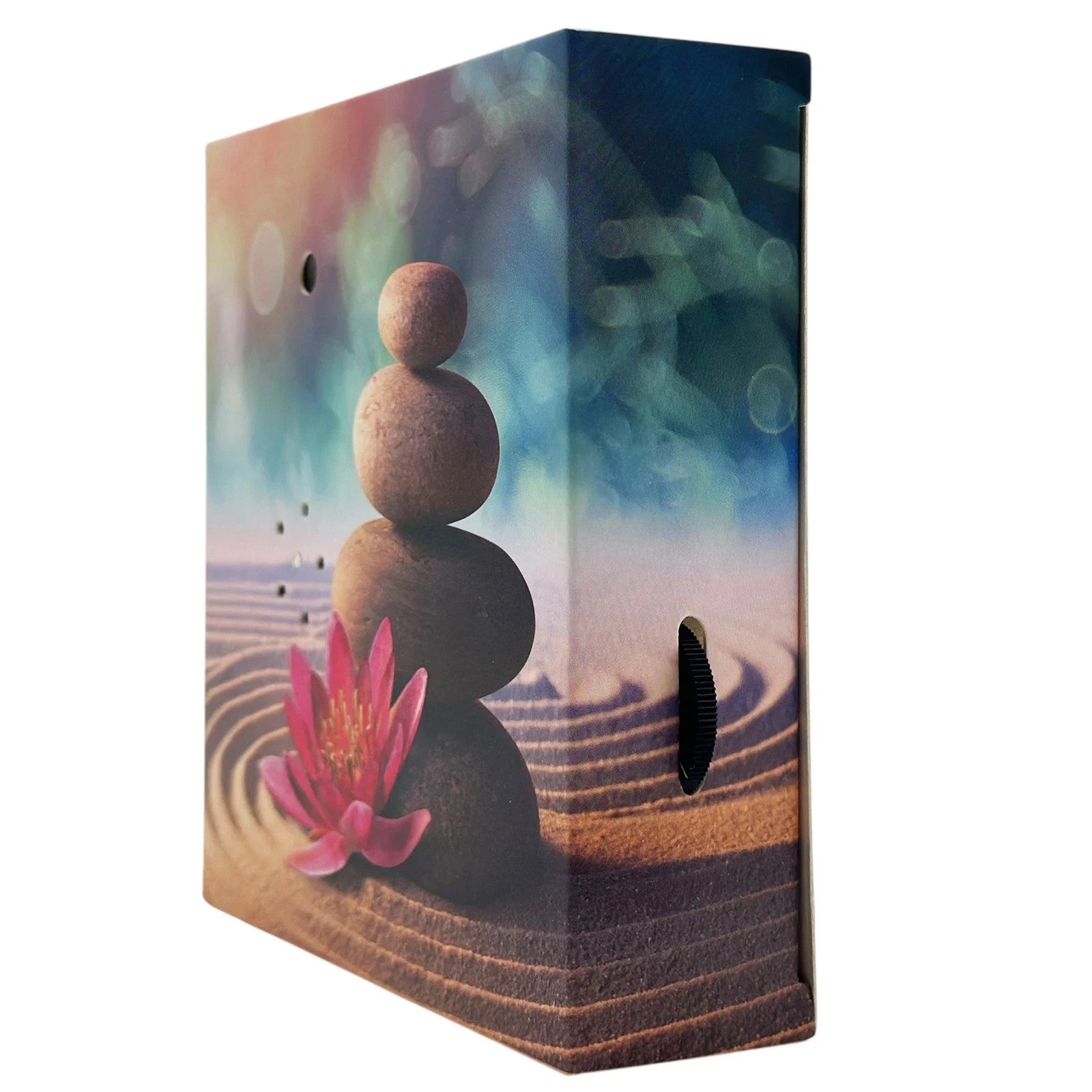 Soundbox „Meditation“ – Entspannende Klangbox mit Bewegungsmelder & Lautstärkeregelung, batteriebetrieben