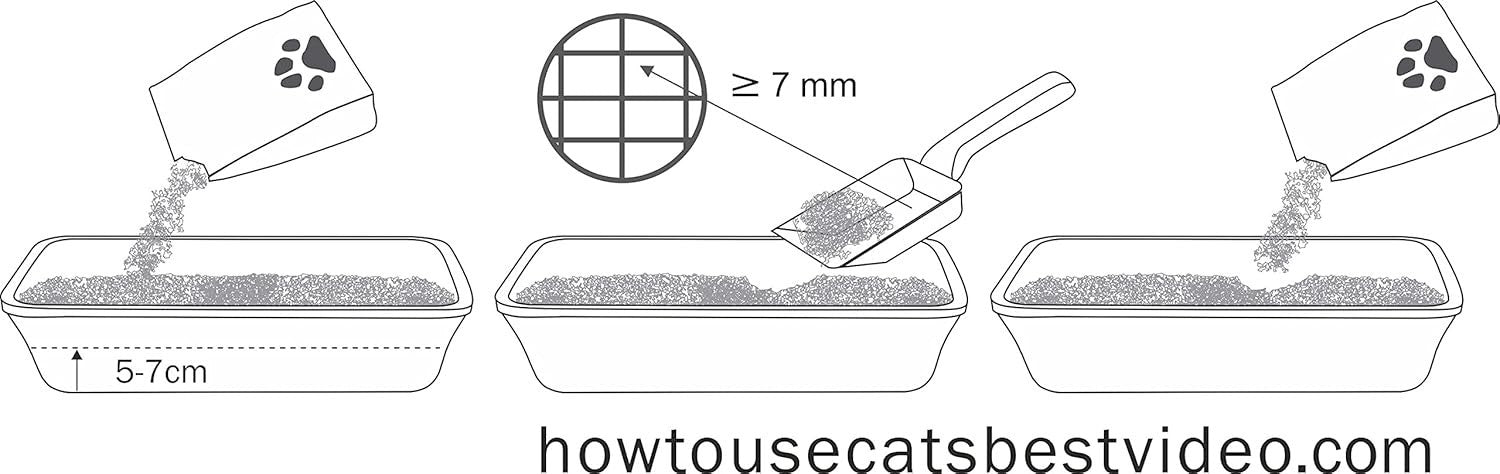 Cat’s Best Katzenstreu 2.1kg/5L Pflanzlich Klumpend Geruchsbindend