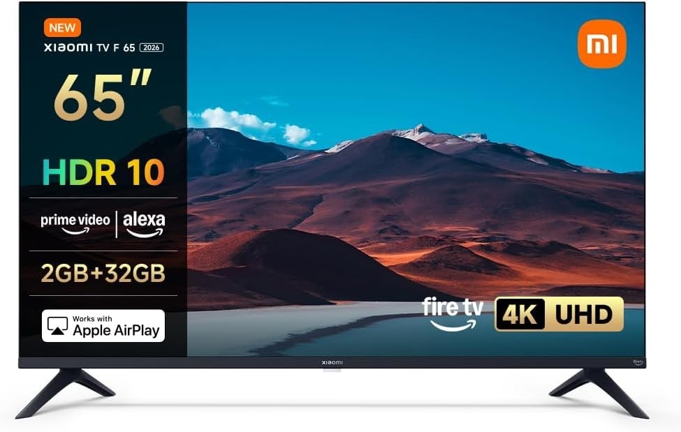 Xiaomi F 65 Zoll 4K UHD Smart TV Fire TV Alexa HDR10 120Hz Triple Tuner 📺