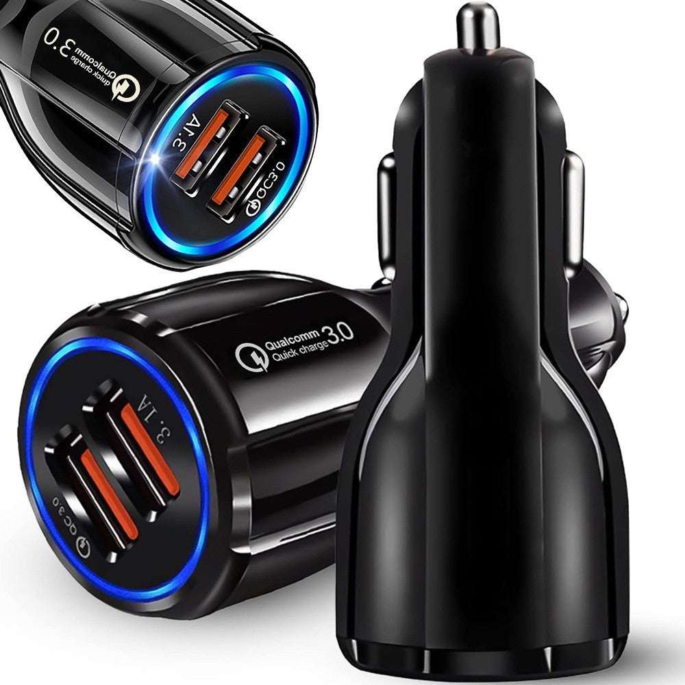 2x USB Quick Charge 3.0 Autoladegerät – Doppellader für Zigarettenanzünder 12–24V