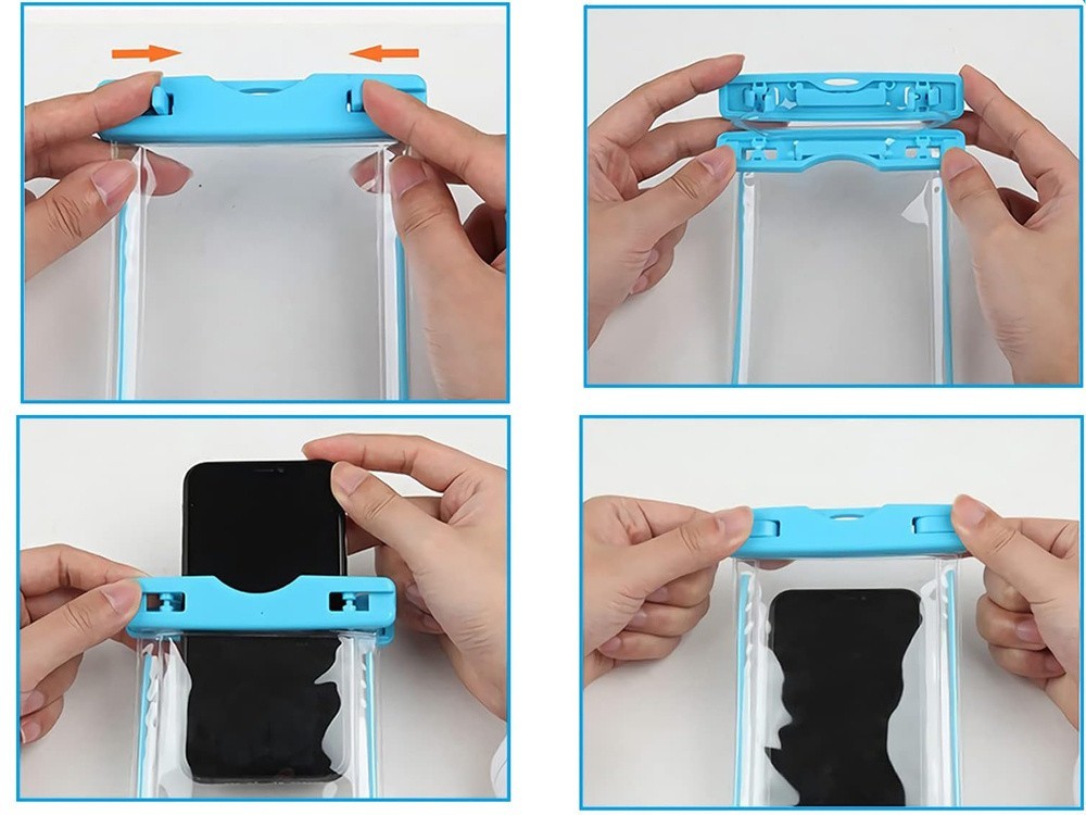 Wasserdichte Handytasche mit Lanyard & Armband für Pool Strand Kajak 6,5" 📱💧