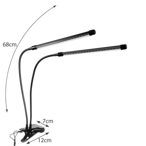 LED Pflanzenlampe 20W mit Timer und Dimmer – Pflanzenlicht für Zimmerpflanzen & Anzucht